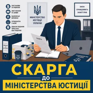 Скарга на виконавця до Міністерства юстиції