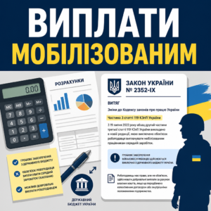 Скасування обов'язкового середнього заробітку мобілізованим працівникам за законом № 2352-IX