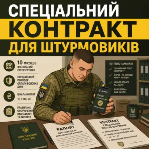 Рапорт на спецконтракт і перерахунок виплат військовим