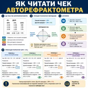Стаття 30 ВЛК — приклади розрахунку SPH + CYL