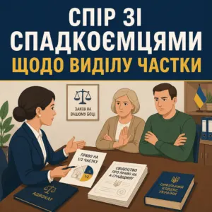Що робити якщо спадкоємці проти виділу 1/2 частки при спадкуванні