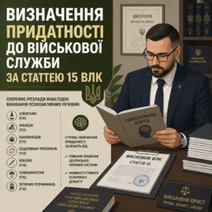 Стаття 15 ВЛК розлади внаслідок вживання психоактивних речовин