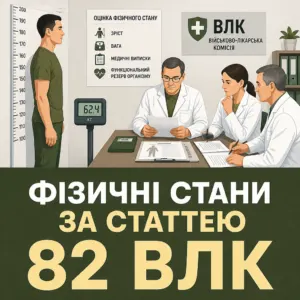 Стаття 82 ВЛК: фізичні стани та дефіцит маси тіла