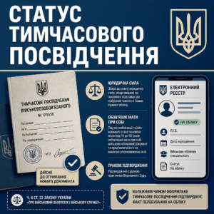 Временное удостоверение военнообязанного и его юридическая действительность