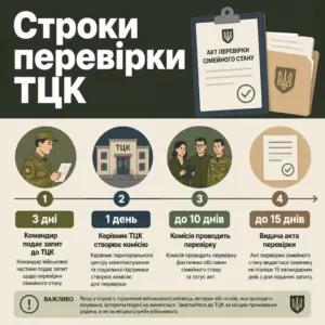 Строки для акта перевірки сімейного стану