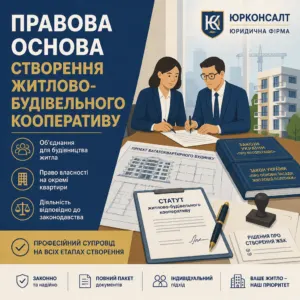 Створення житлово-будівельного кооперативу юристами Юрконсалт