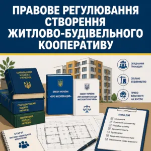 створення житлово-будівельного кооперативу правові засади