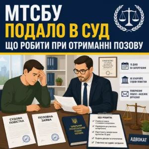 як оскаржити регрес від МТСБУ судова повістка та позовна заява