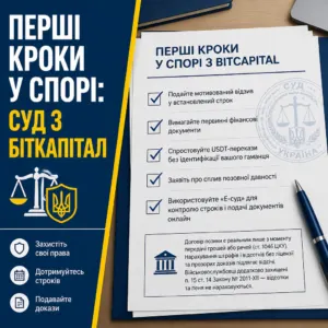 суд з Біткапітал — перші кроки захисту