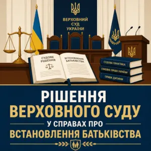 Судова практика Верховного Суду щодо встановлення факту батьківства військового