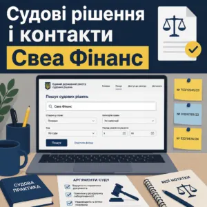 свеа фінанс — судові рішення та контакти
