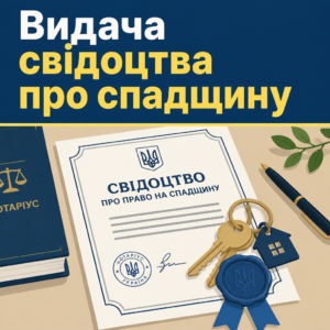 Отримання свідоцтва про право на спадщину у нотаріуса