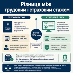 Страховий стаж і трудовий стаж: у чому різниця