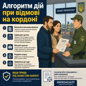 Виїзд з дружиною 3 групи: письмова відмова на кордоні та підготовка скарги