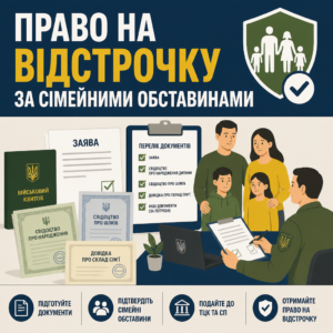 Правові підстави відстрочки від мобілізації для батьків за сімейними обставинами