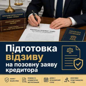 Складання відзиву на позов коли банк подав до суду
