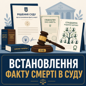 Встановлення факту смерті в судовому порядку для реєстрації в ДРАЦС та оформлення спадщини