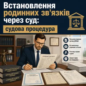 встановлення родинних зв'язків через суд для оформлення спадщини