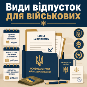 Виды и продолжительность отпусков для военнослужащих во время военного положения