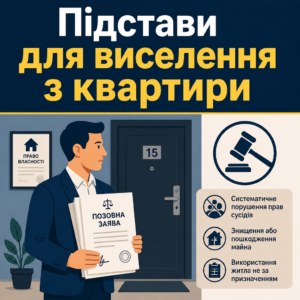 Виселення з квартири без надання житла підстави та порядок дій