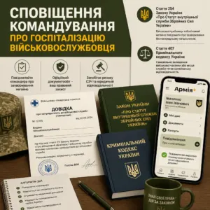 Взаємодія з військовою частиною під час лікування для запобігання СЗЧ