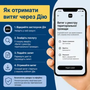 Довідка про склад сім'ї онлайн через Дію