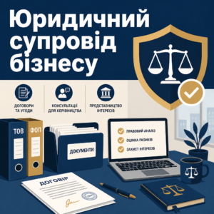 Юридичний супровід бізнесу для ТОВ і ФОП та комплексна правова допомога