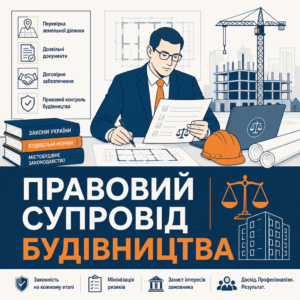Юридичний супровід будівництва та правовий аналіз проєктної документації