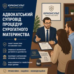 Юридичний супровід сурогатного материнства адвокатським бюро Юрконсульт